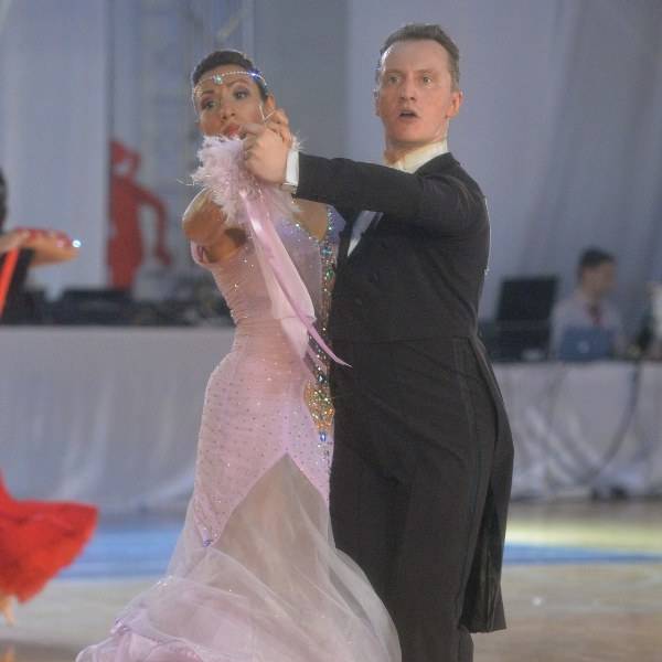 Denis Kojinov and Jeanette Chevalier (USA) dance Tango at WDSF 10-dance World Championship in Albania